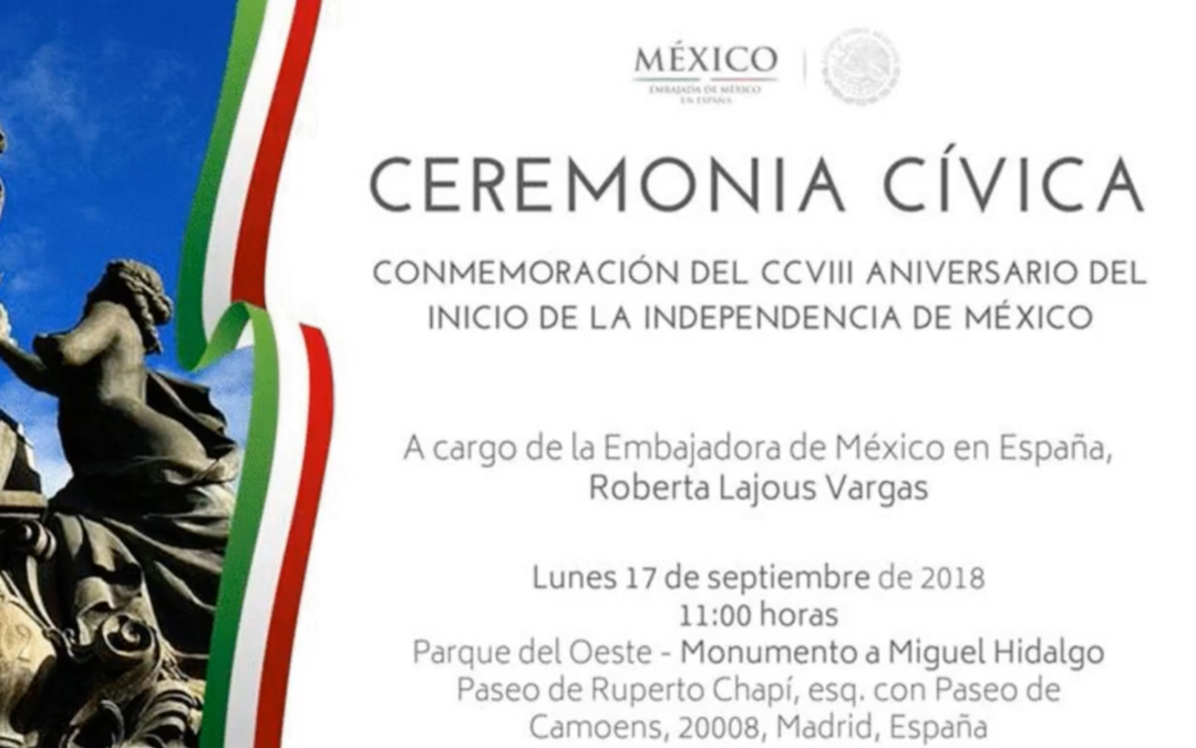 Medina Cuadros en la Recepción Oficial del CCVIII Aniversario de la Independencia de México