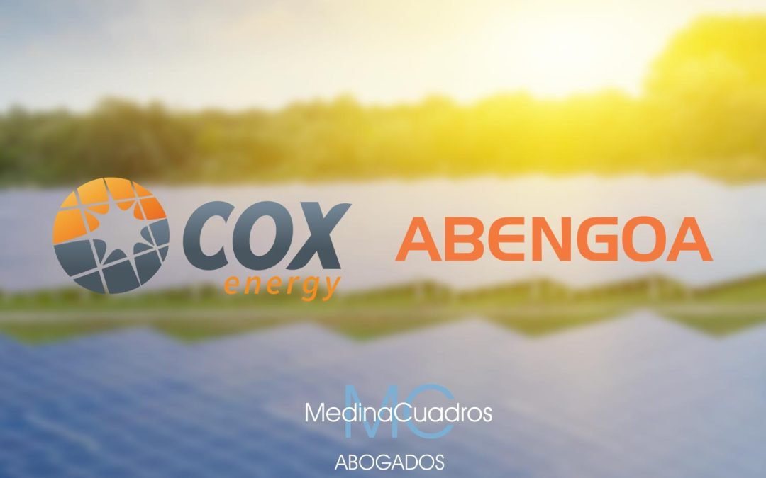 Medina Cuadros Abogados asesora a Cox Energy en la adjudicación de Abengoa